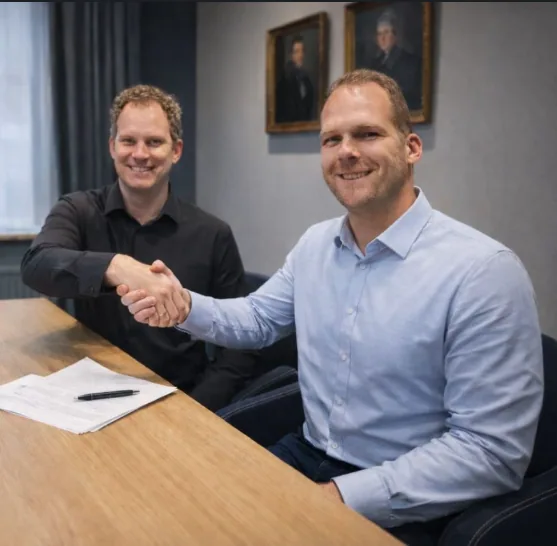 Sfeerbeeld van een persoonlijke samenwerking